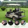 image:image10L0L Golf Cart Front amp Rear Seat Covers Full Set for Yamaha G2 G8 G9 G11 G14 G16 G19 G20 G21 G22 amp Club Car DS Pre2000 Tomberlin Emerge E2 EZGO Marathon Fits 4 Passenger Seat Golf CartGrayBlack