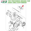 image:image10L0L Golf Cart Rear Axle Hub Assembly Compatible with for Yamaha G8 G9 1992up G14 G16 amp G19G22 Gas or Electric Golf Cart Replaces OEM JN3G651400 Pack of 2