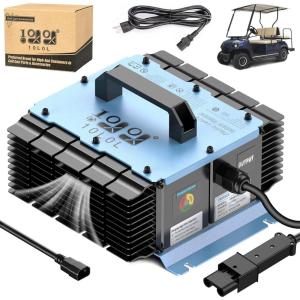 image:image10L0L 18AMP Golf Cart Battery Fast Charger 48V for Yamaha G19 G22 Apply to Three Different Battery Types  Blue