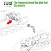 image:image10L0L Golf Cart Starter Ignition Key Switch for EZGO Electric Golf Cart 17421G1 2 Terminal Prongs