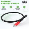 image:imageGolf Cart Battery Cable Set for Club Car DS 1995Up 48V 4 Gauge Heavy Duty Wiring Kit with 5 1338 Cables Copper Lugs amp Heat Shrink Replacement Accessories Partsgolf cart