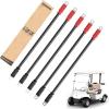image:image10L0L Battery Cables for Yamaha G2 G8 G9 36V amp Club Car DS 36V 48V Golf Cart  14 Long 4 Gauge Set of 5 PCS16 mm