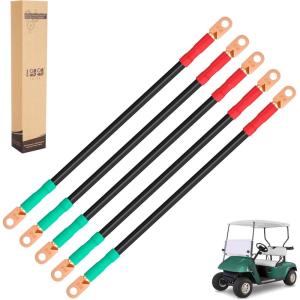 image:image10L0L Battery Cables for Yamaha G2 G8 G9 36V amp Club Car DS 36V 48V Golf Cart  14 Long 4 Gauge Set of 5 PCS25 mm