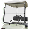 image:image10L0L Golf Cart Windshield Compatible with Yamaha G22 20032006 5mm Polycarbonate Front Windshield for Gas amp Electric Models ImpactResistant Split Folding Replacement Hardware IncludedTransparent