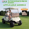 image:image10L0L Golf Cart Windshield Compatible with Yamaha G22 20032006 5mm Polycarbonate Front Windshield for Gas amp Electric Models ImpactResistant Split Folding Replacement Hardware IncludedTinted
