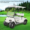 image:image10L0L Golf Cart Windshield Compatible with Yamaha G22 20032006 5mm Polycarbonate Front Windshield for Gas amp Electric Models ImpactResistant Split Folding Replacement Hardware IncludedTransparent